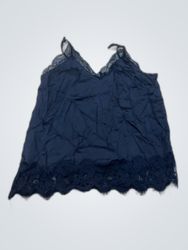 DKNY Camisola de Alças com Renda Preta