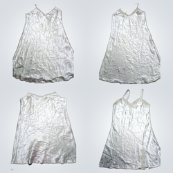 Y2K Satin Night Dress