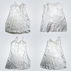 Y2K Satin Night Dress