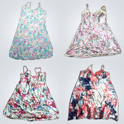 Vestito slip colorato