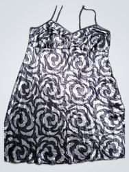 Black and White Floral Dress