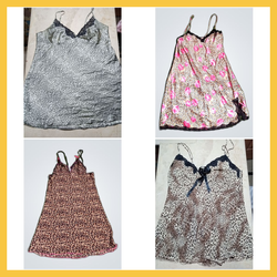 Printed slip dress