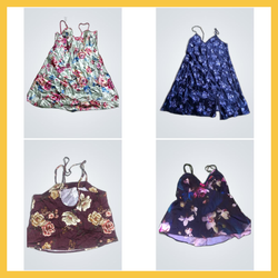 Printed slip dress