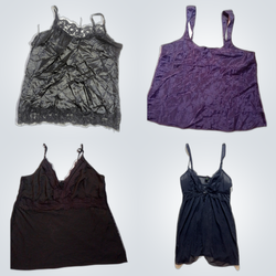 Y2K Camisoles Black Lace