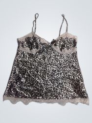 Victoria's Secret Leopard Print Chemise