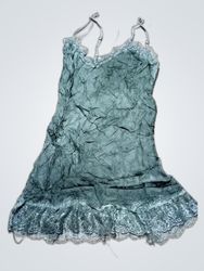 Green Lace Trim Camisole