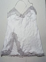 Women's White Lace Trim Camisole