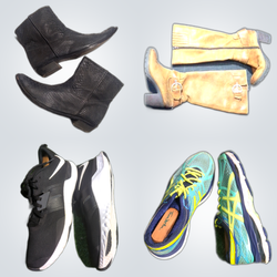 Ensemble de Sneakers et Bottes de Marques de Premi..