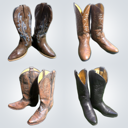 Vintage Cowboy Boots Bundle