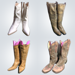Y2K Cowboy Boots Bundle