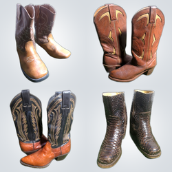 Mixed bundle Vintage Cowboy boot