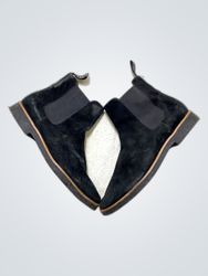 Black Suede Chelsea Boots