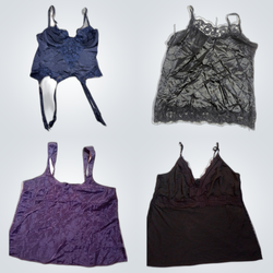 Y2K Camisoles Black Lace