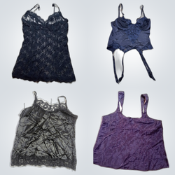 Y2K Camisoles Black Lace