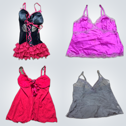 La Senza Y2K Lace Trim Camisoles