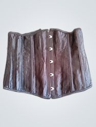 Corpetto in satin nero