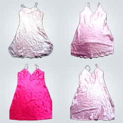 Y2K Pink Slip Dresses
