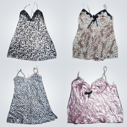 Y2K Leopard Print Dresses