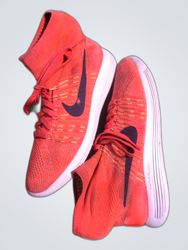 Nike Red Flyknit Sneakers