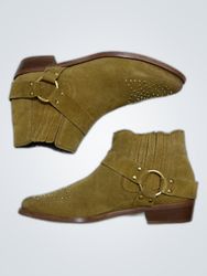 Tan Suede Ankle Boots