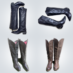 Vintage Leather Boots Bundle