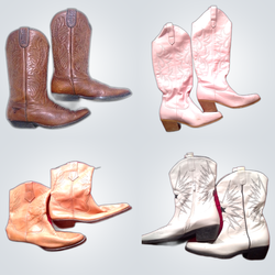 Vintage Cowboy Boots Bundle
