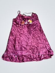 Vestido de Cetim Roxo