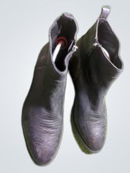 Unbranded Black Leather Ankle Boots