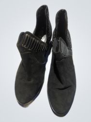Vince Camuto Black Suede Ankle Boots