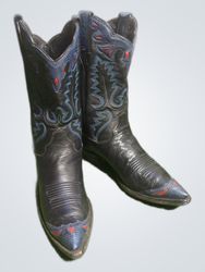 Lucchese Black Cowboy Boots