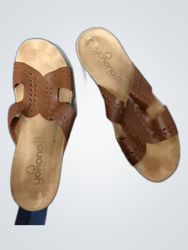 Yokono Brown Leather Sandals