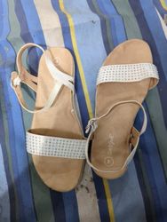 Cat & Jack White Strappy Sandals