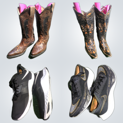 Hohe Stiefel Laufschuhe