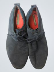 Superga Navy Suede Lace-up Sneakers