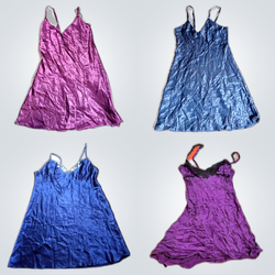 Y2K Satin Slip Dresses