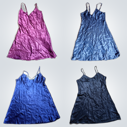Y2K Satin Slip Dresses