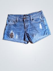 Morgan Distressed Denim Shorts