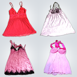 Y2K Lace Trim Dresses