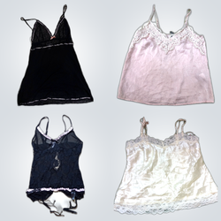 Y2K Lace Trim Camisoles