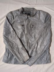 Alfani Gray Leather Jacket