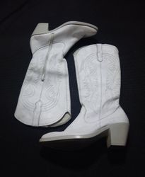 White Cowboy Boots