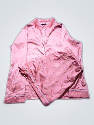 Armani Pink Satin Pajama Set