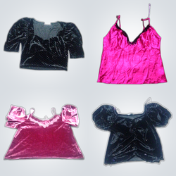 Velvet tops