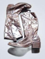 Brown Leather Cowboy Boots