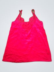 Red Lace-Trimmed Camisole