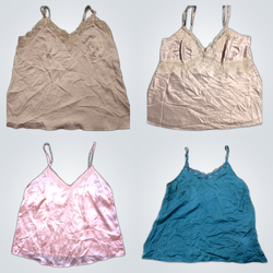 Y2K Camisoles Satin Lace