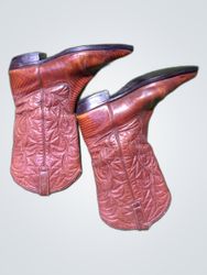 Brown Leather Cowboy Boots