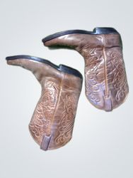 Brown Leather Cowboy Boots