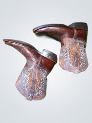 Brown Leather Cowboy Boots