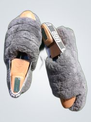 UGG Gray Slide Sandals